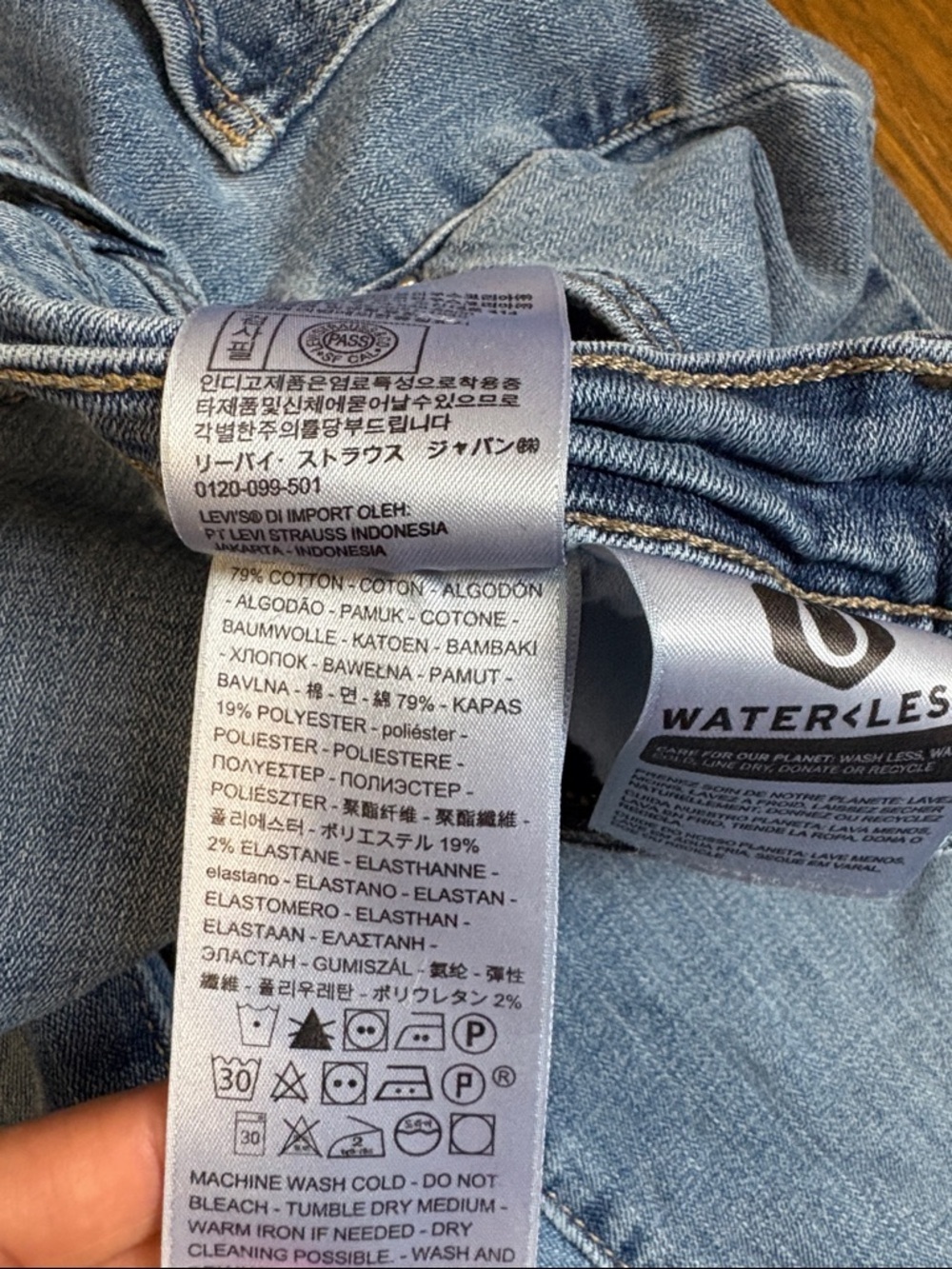 Levi’s women’s HIGH RISE STRAIGHT jeans size 27 - Picture 4 of 6